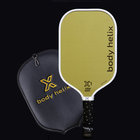 X1 Kevlar Pickleball Paddle Elongated Full Kevlar Face | body helix