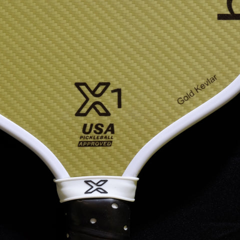 X1 Kevlar Pickleball Paddle Elongated Full Kevlar Face | body helix