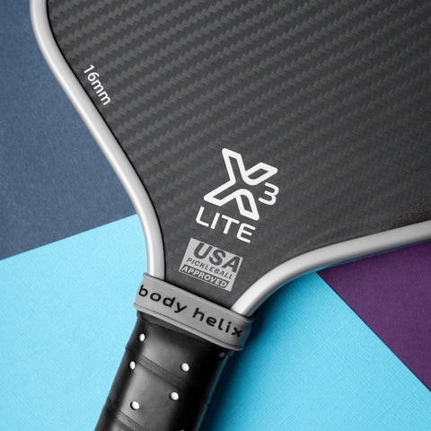 X1-Carbon-PaddlePickleball Paddle X-3 LITE  Kevlar/Carbon Blend | body helix