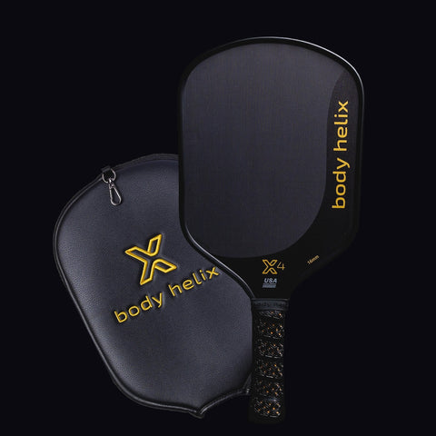 X4 Carbon Fiber Pickleball Paddle T700 Raw Carbon | body helix